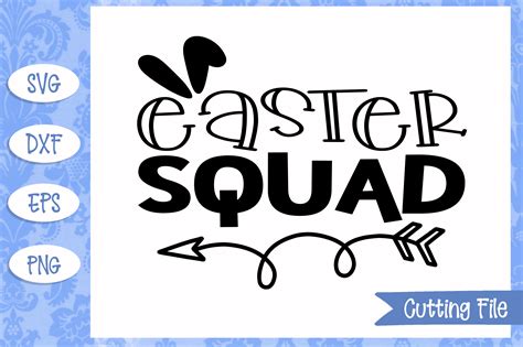 Easter squad SVG File