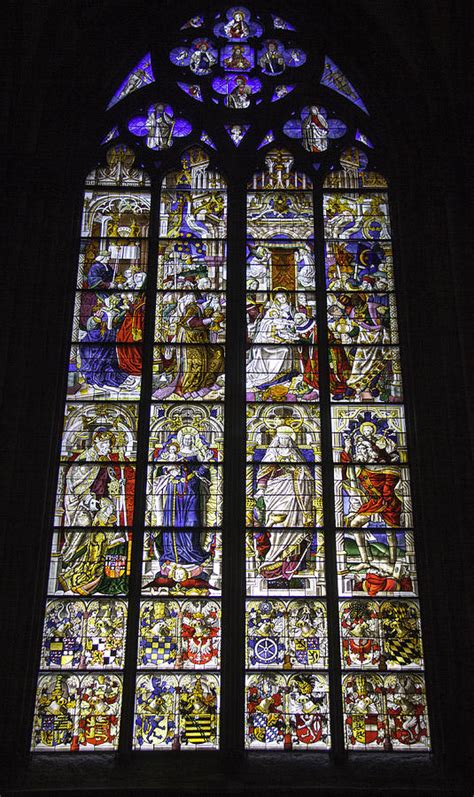Cologne Cathedral Stained Glass Window Of The Three Holy Kings