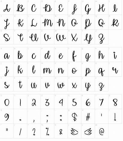 Font Calligraphy Unicorn Fonts Woodcraft Vidka Characters