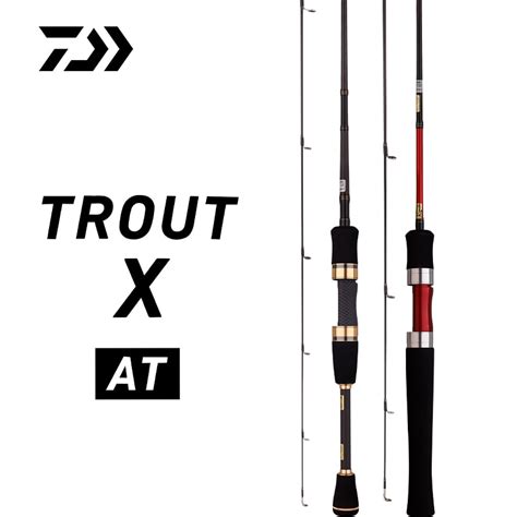 DAIWA TROUT X AT Fuji Guides Two Sections High Carbon Spinning Rods