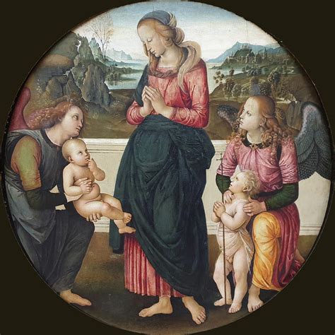 Madonna And Child With St John The Baptist And Two Angels Katnr 138