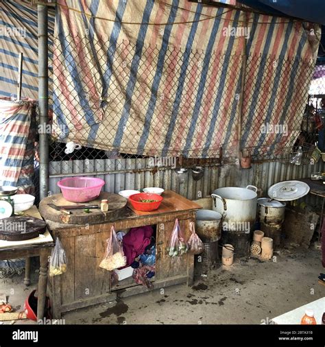 Bac Ha Vietnam January 5 2020 Traditional Vietnamese Kitchen In A