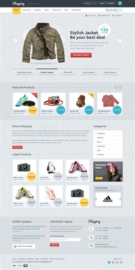 12 Examples Of Minimal And Clean E Commerce Design Ecommerce Website