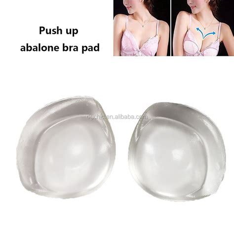 Transparent Push Up Firming Bust Abalone Silicone Cleavage Swimwear Bra Pad Buy Swimwear Bra