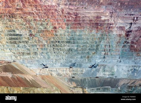 Santa Rita New Mexico The Chino Open Pit Copper Mine Operated By