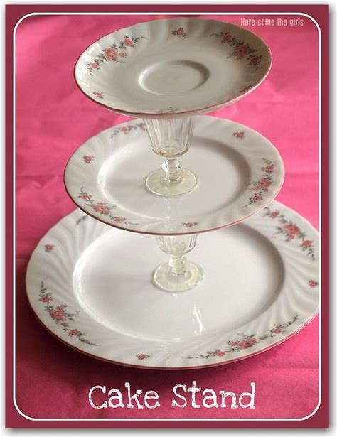 Make Your Own Cake Stand With Plates Greenstarcandy