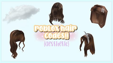 Codes older than 1 week may be expired. aesthetic roblox hair codes!! - YouTube