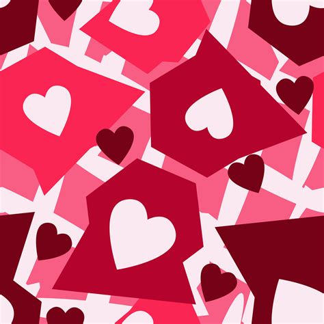 Pink Hearts Pattern Free Vector Graphic On Pixabay
