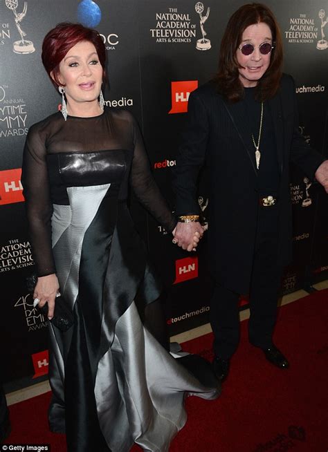 Holding Hands Sharon And Ozzy Osbourne Held Hands As They