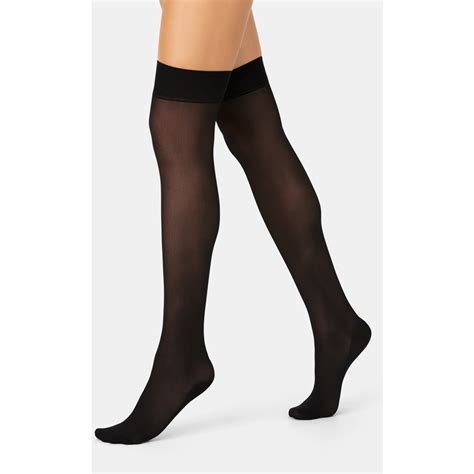 sheer relief women s support knee high socks black size one size big w