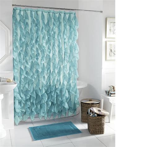 Are you tired of searching a special shower curtain for your bathroom? Cascade Shower Curtain in 2020 (With images) | Teal shower ...