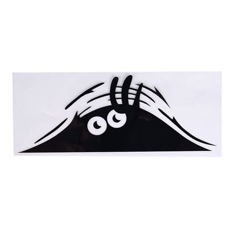 Buy Funny Peeking 3d Big Eyes For Jdm Car Bumper Window Vinyl Decal
