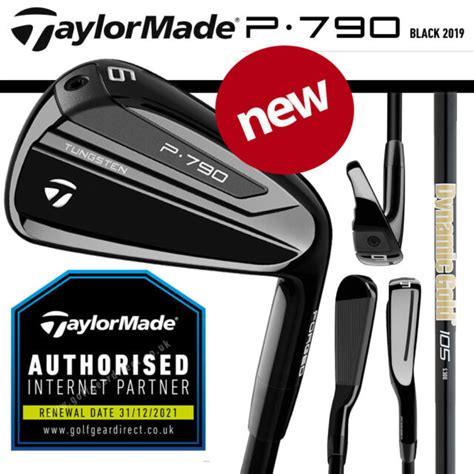 Taylormade P790 4 Pw Black Irons For Sale Online Ebay