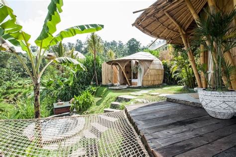 Camaya Bali Lotus Magical Bamboo House Cabins For Rent In Selat