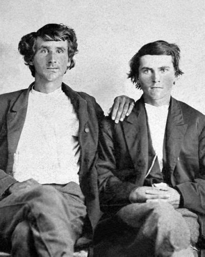 American Outlaws Frank And Jesse James Glossy 8x10 Photo Old West