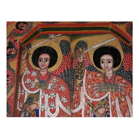 Ethiopian Orthodox Church Angel Icon Postcard In 2021