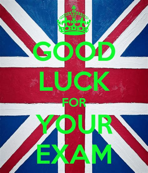 Pass your exams with flying colors and make all of us proud. GOOD LUCK FOR YOUR EXAM Poster | UYYFK | Keep Calm-o-Matic