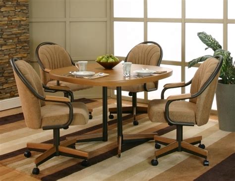 Kitchen Table Chairs With Wheels Boss B9545 Boss Captains Chair