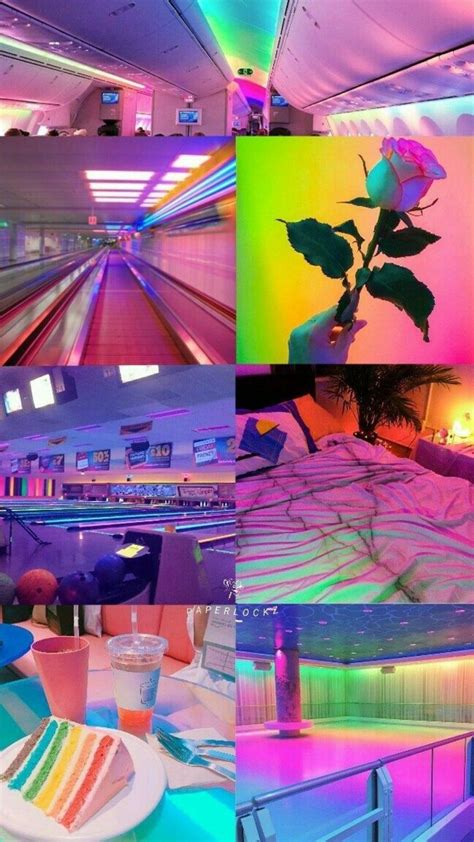 Rainbow veins continue to flow ~. Aesthetic Wallpaper Collage | Aesthetic pastel wallpaper ...
