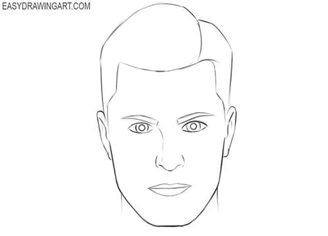 How To Draw A Face Easy Drawing Art Drawings Drawing People Face