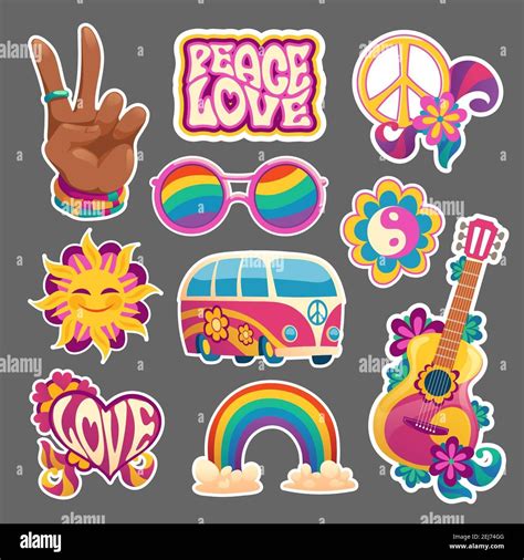Hippie Posters Love Posters Space Decals Boho Background Waterproof