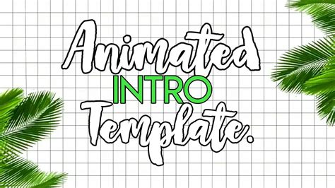 Animated Intro Template Youtube