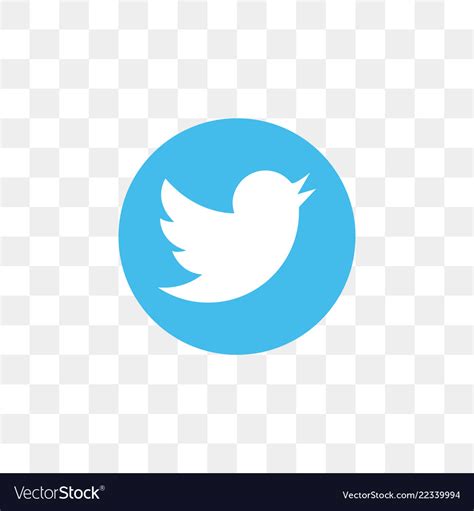 Twitter Social Media Icon Design Template Vector Image