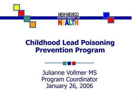 Ppt Childhood Lead Poisoning Prevention Program Powerpoint