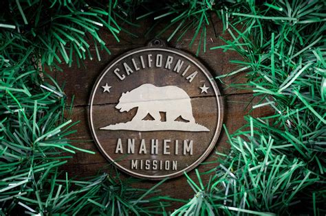 California Anaheim Mission Christmas Ornament The Christmas Missionary