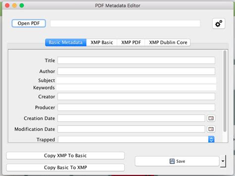 With the pdf unlock tool you can easily unlock your protected pdf files and remove the printing, copying and editing lock! Pdf Metadata Editor - Broken By Me