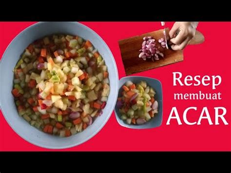 Kombinasi kol, wortel, udang, daun bawang dan. Resep membuat Acar nanas mentimun - YouTube