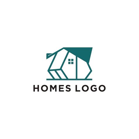 Home Logo Design Icon Vorlage Premium Vektor