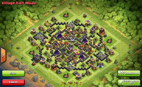 Download/copy farming base links , maps, layouts for town hall 9 in home village of clash of clans. Anti-Barch/Giant TH9 Gold/DE Farming Base | Clash of Clans ...