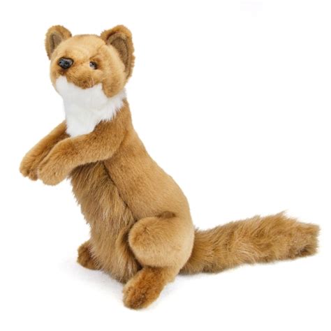 handcrafted   lifelike weasel stuffed animal  hansa