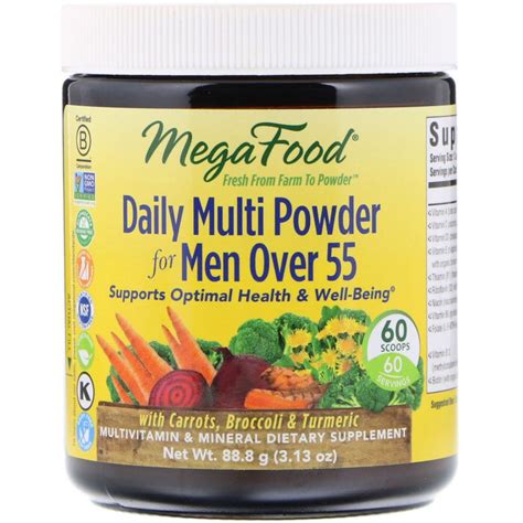 Megafood Daily Multi Powder For Men Over 55 313 Oz 888 G By Iherb