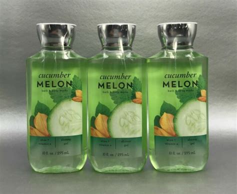 3 Piece Bath And Body Works Cucumber Melon Shower Gel 10 Oz Ebay