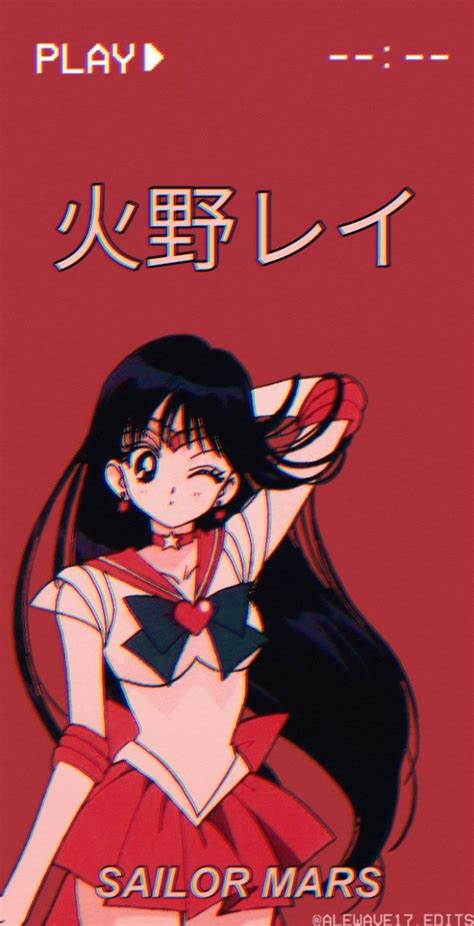 Anime Aesthethic Editswallpapers — Sailor Mars Aesthetic Wallpaper