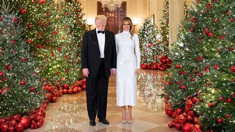 Donald Trump And Melania Trump White House Christmas Card Is It