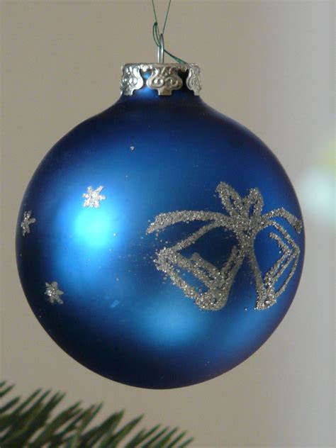 Christmas Blue Ornament Ball Free Image Download