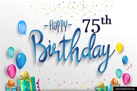 75th Birthday Greetings For Friend Greeting Cards Simple