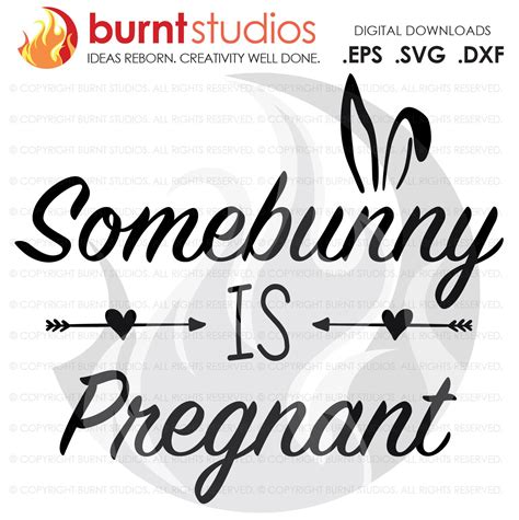 Download SVG Cutting File, Some Bunny is Pregnant, Easter, Jesus, Christian, Faith, Cross, Bible, Belief ...