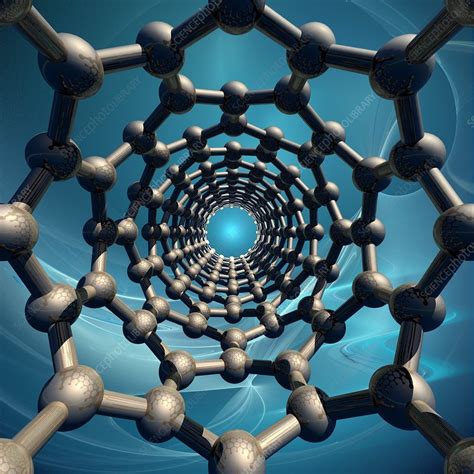 Carbon Nanotubeartwork Stock Image C0088297 Science Photo Library