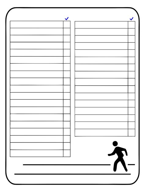 5 Best Images Of Printable Blank List Blank Scavenger Hunt List