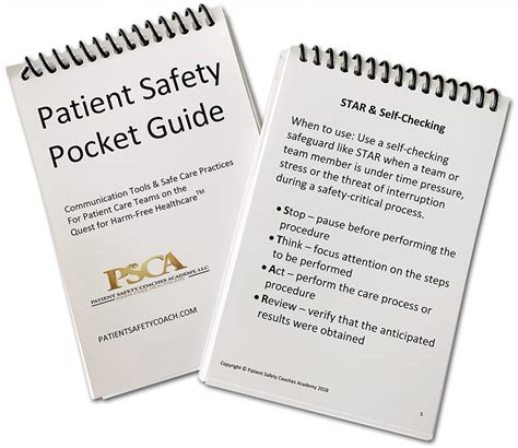 Pocket Guide Patient Safety Coaches Academy