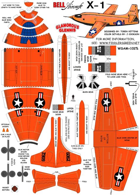 What type of plane, you might ask? Bell X-1 | Paper airplane models, Paper aircraft, Paper ...