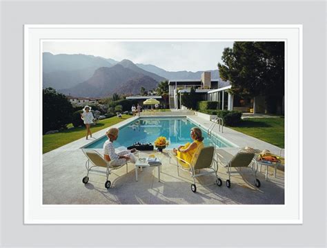 Poolside Gossip Print By Slim Aarons For Sale At Pamono