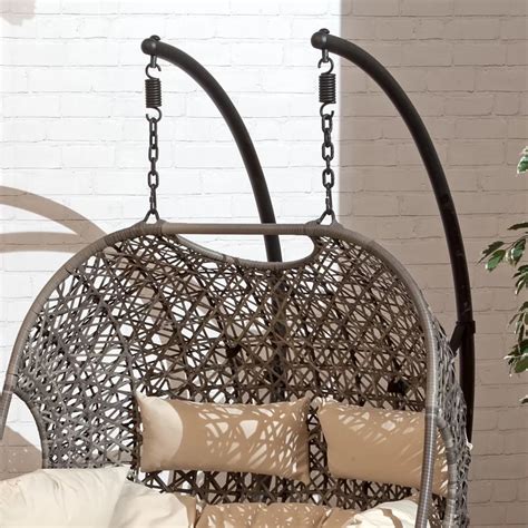 Gurganus Cocoon Patio Chair With Cushions Hanging Swing Chair Patio