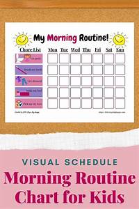 Printable Morning Routine Chart For Kids Chore List With Etsy