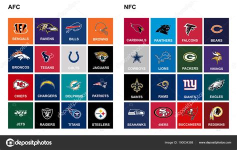 Nfl Teams Stock Editorial Photo © Fitimi 190034388