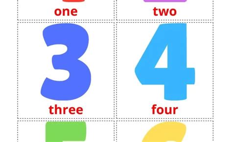 Simple Numbers 1 20 Flashcards Super Simple Free Printable Number